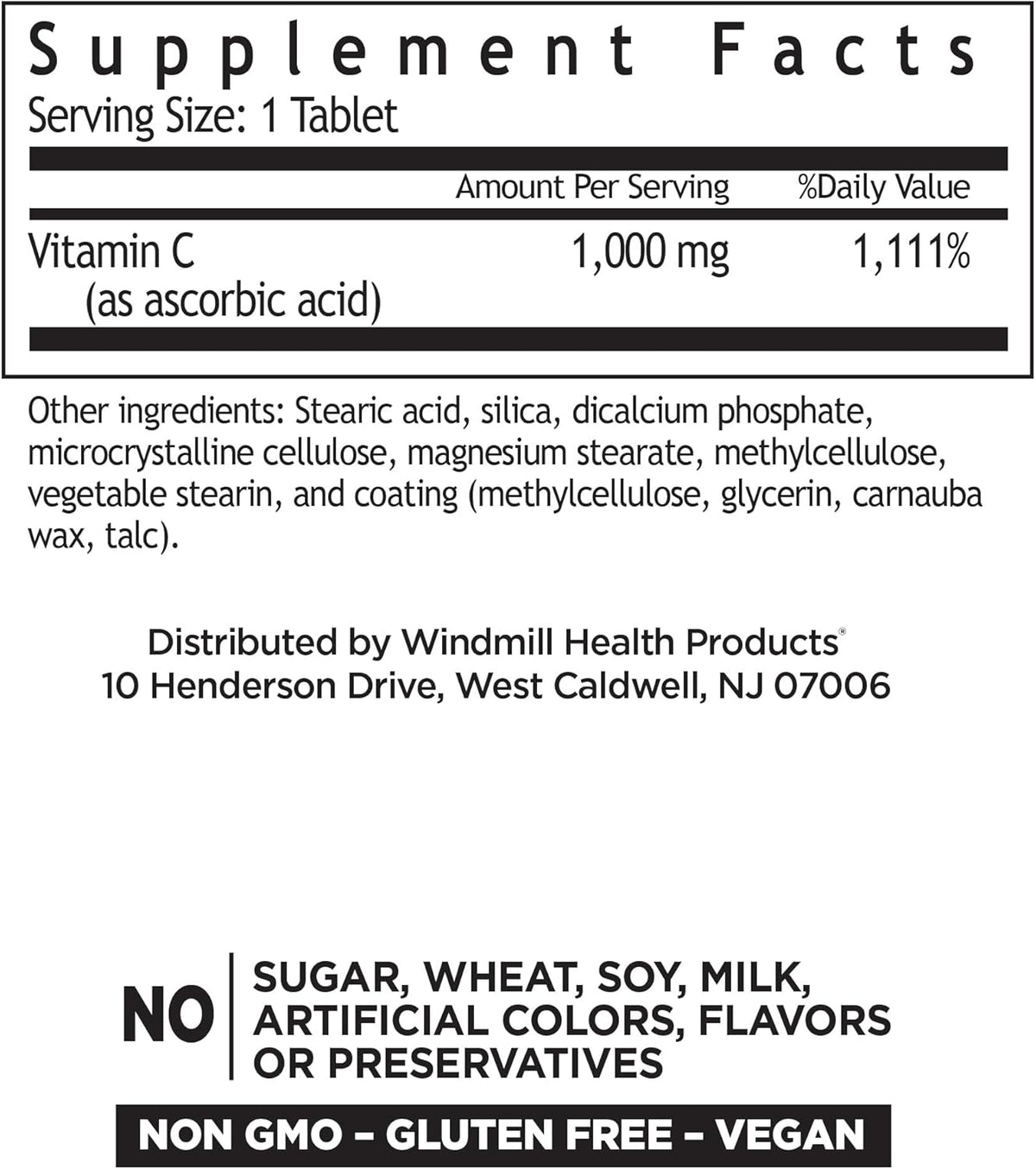 Vitamin C-1000 Tablets Sustained Release 100 Tablets