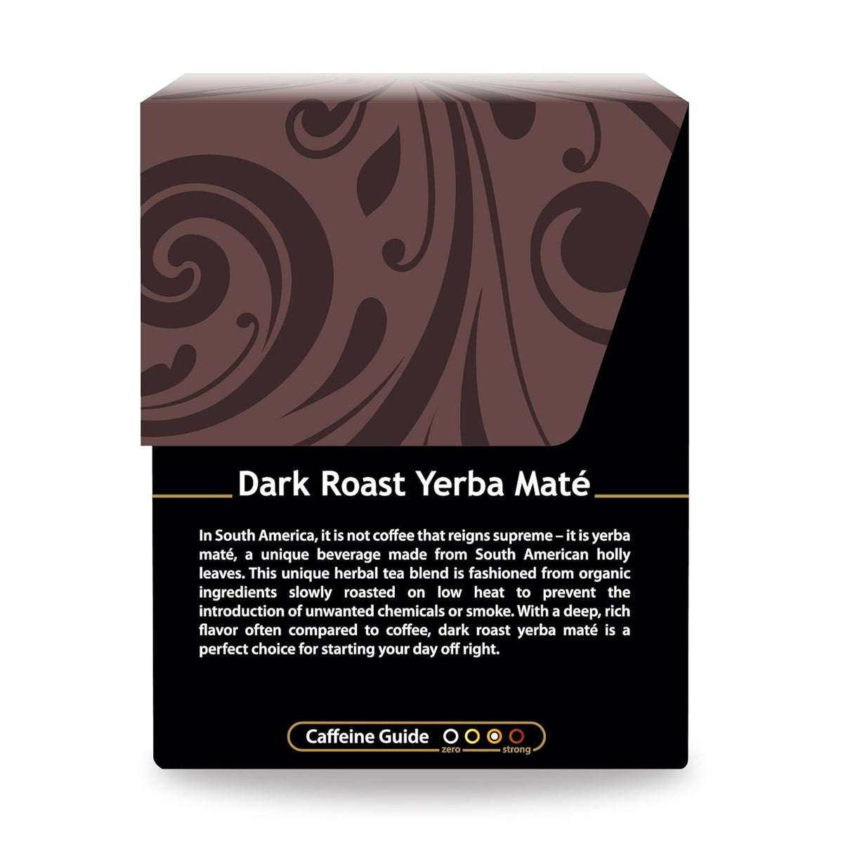 Buddha Teas Organic Dark Roast Yerba Maté - OU Kosher, Caffeine-Free, GMO-Free - 18 Bleach-Free Tea Bags