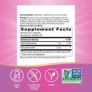 Nature's Way Fenugreek Seed, 1220 mg, 100 Vegan Capsules
