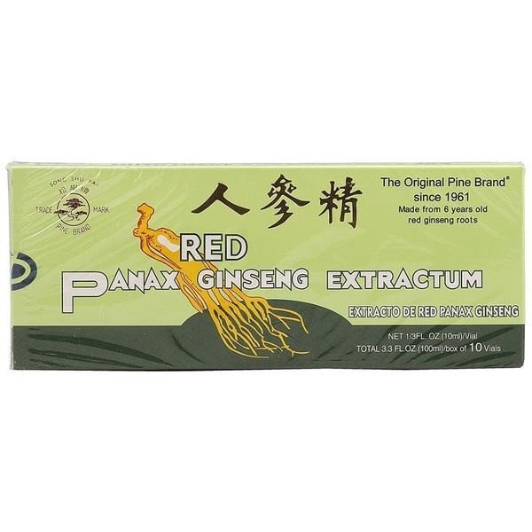 Prince of Peace, Panax Ginseng Extract, Pine Brand, 10 vials