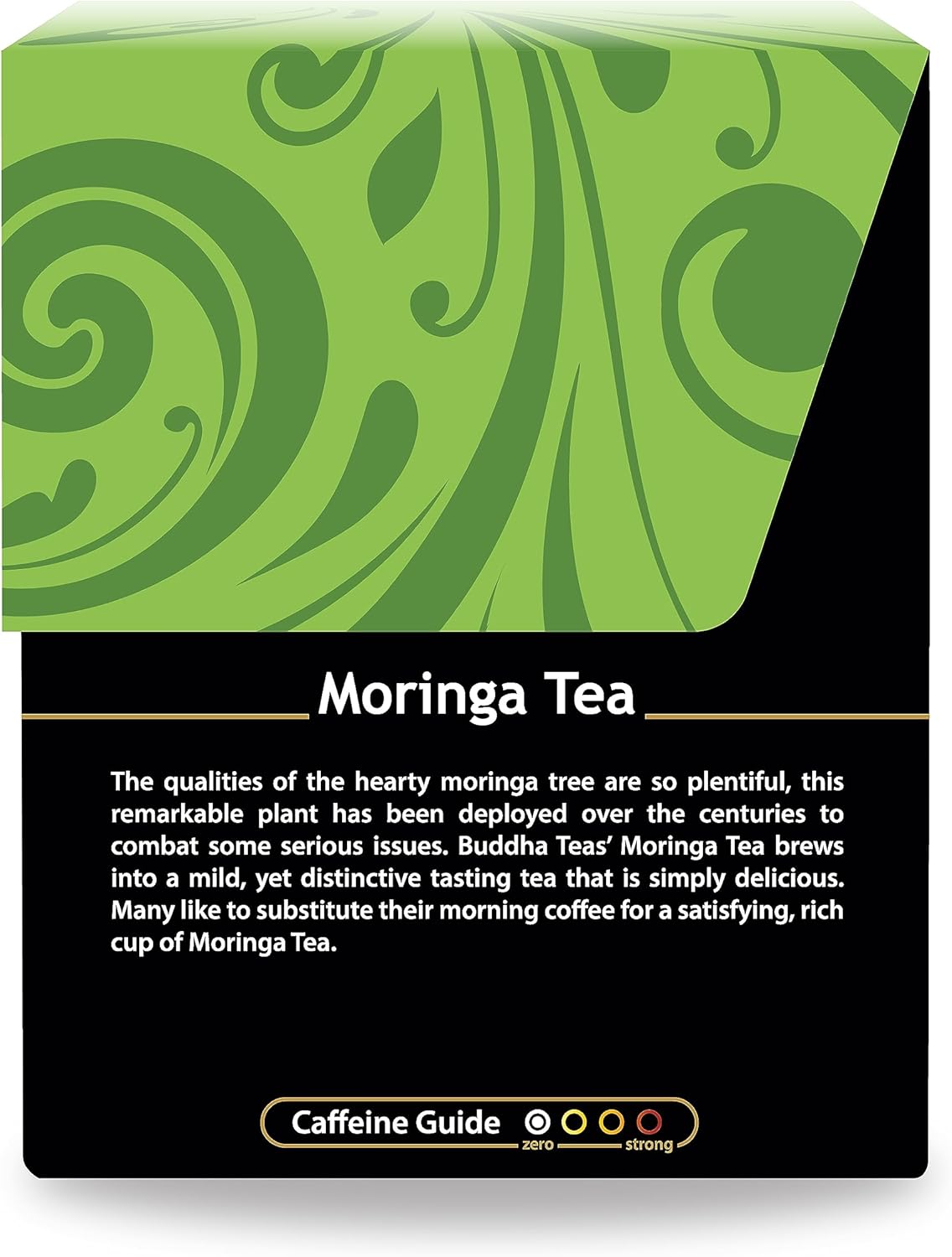 Organic Moringa Oleifera Tea - Kosher, Caffeine Free, GMO-Free, Bleach Free Tea Bags, 18Count