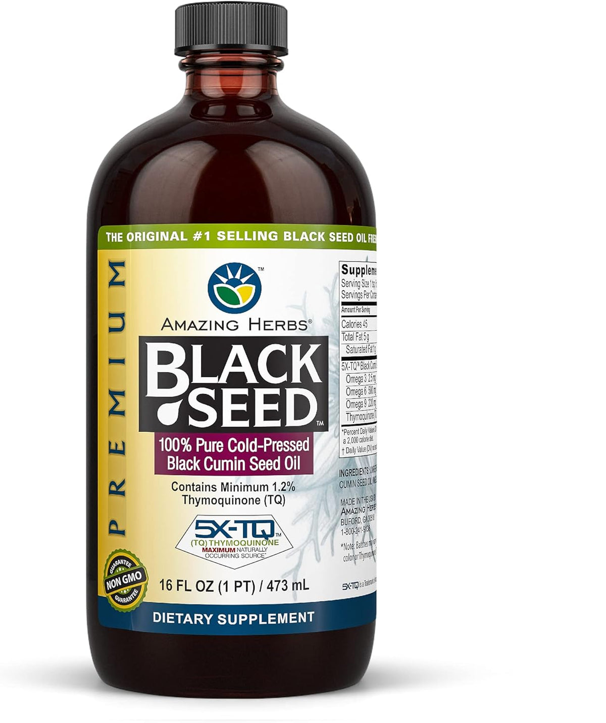 Amazing Herbs Black Seed™ Oil -- 16 fl oz