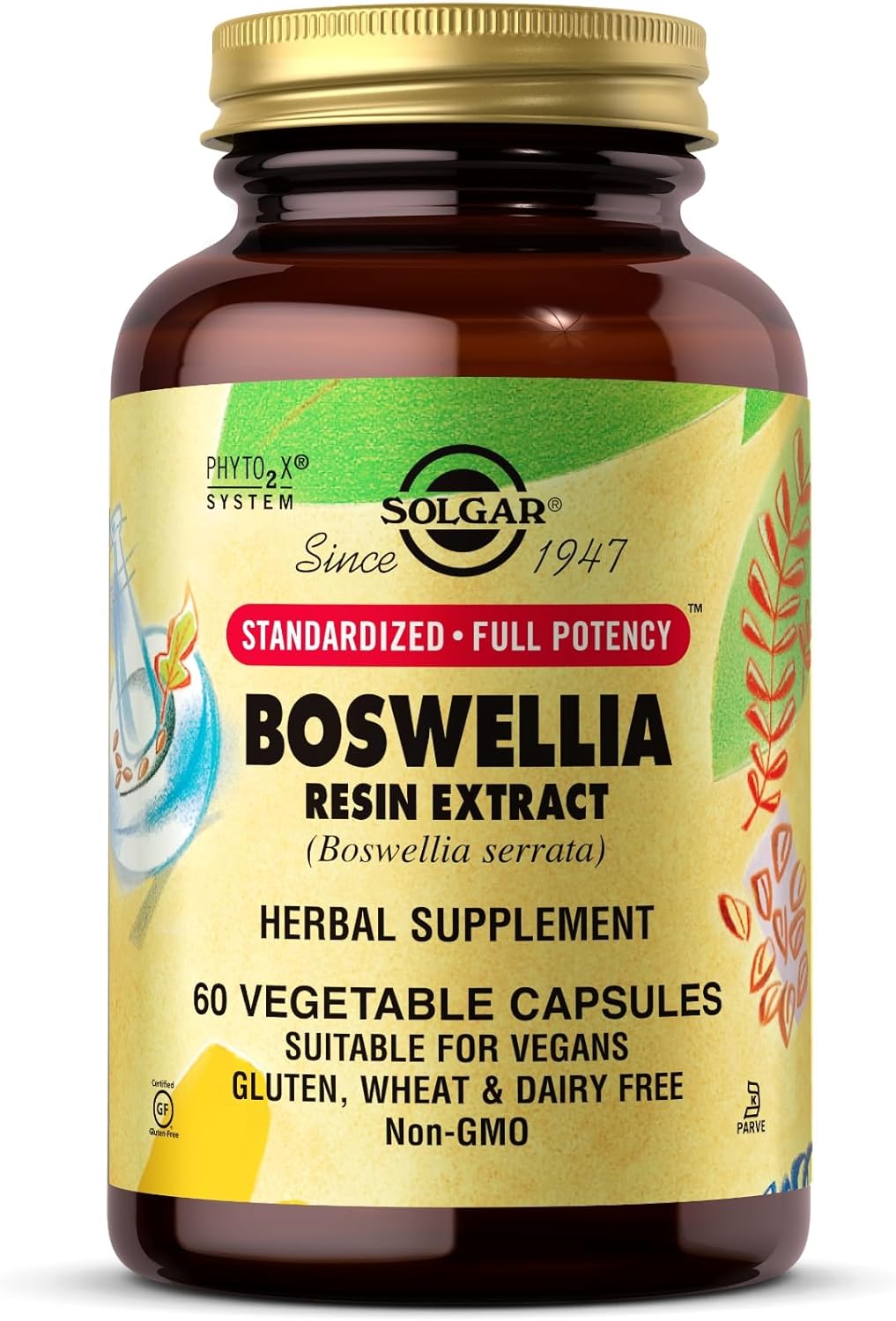 Solgar Boswellia Resin Extract, 60 Vegetable Capsules