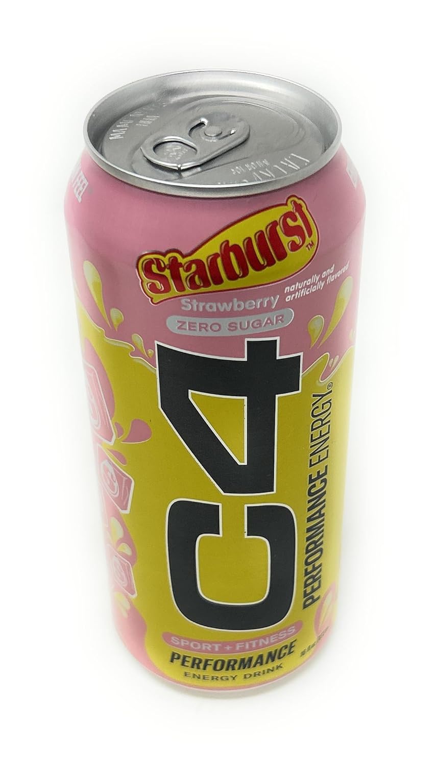 C4 Performance Energy Drink Strawberry Starburst 16oz