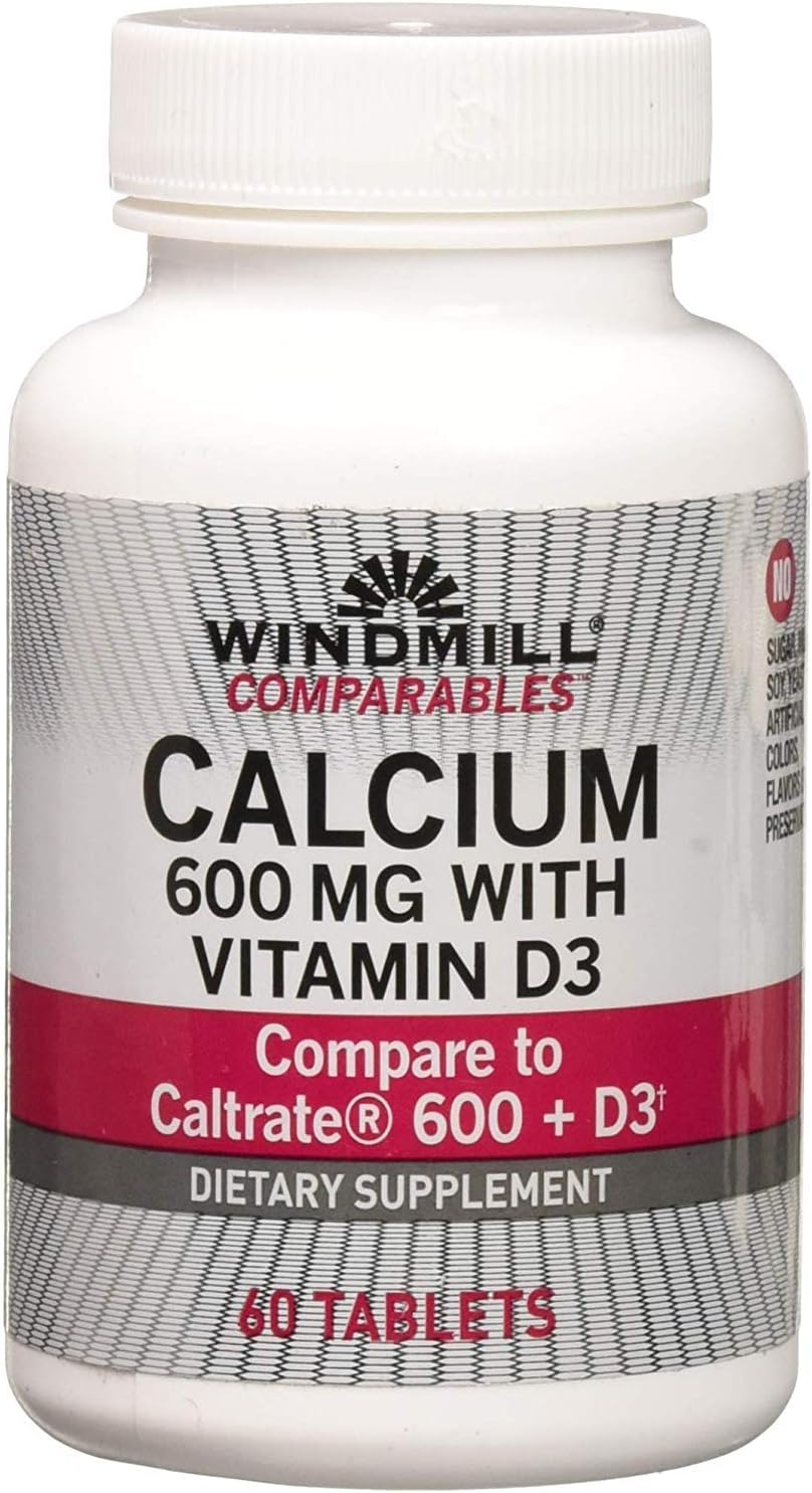 Windmill Calcium Carbonate 600MG - 60 Tablets