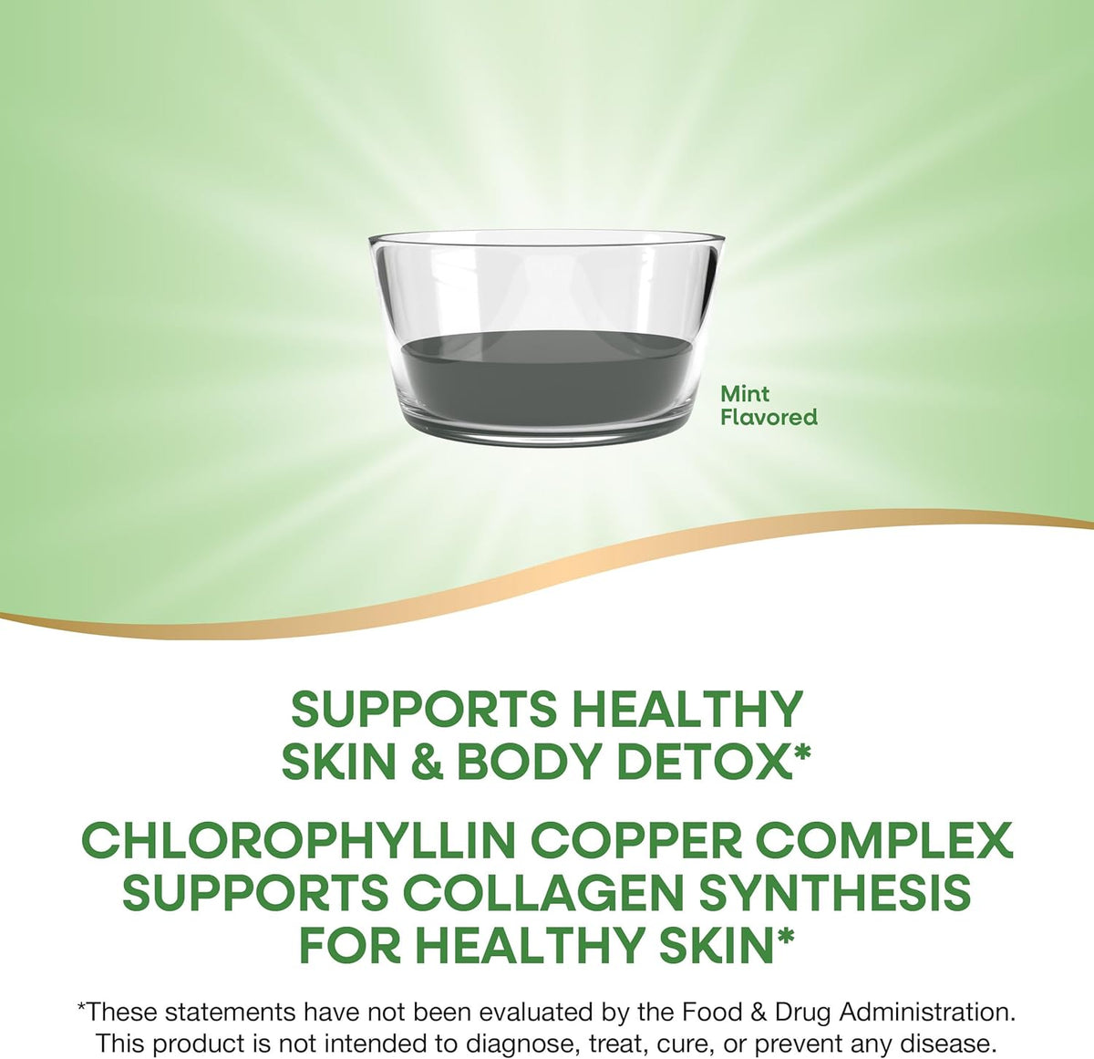 Nature&#39;s Way Chlorofresh, Liquid Chlorophyll, Supports Healthy Skin &amp; Body Detox*, Internal Deodorant*, Supports Liver Detoxification Pathways*, Mint Flavored, 16 Fl. Oz