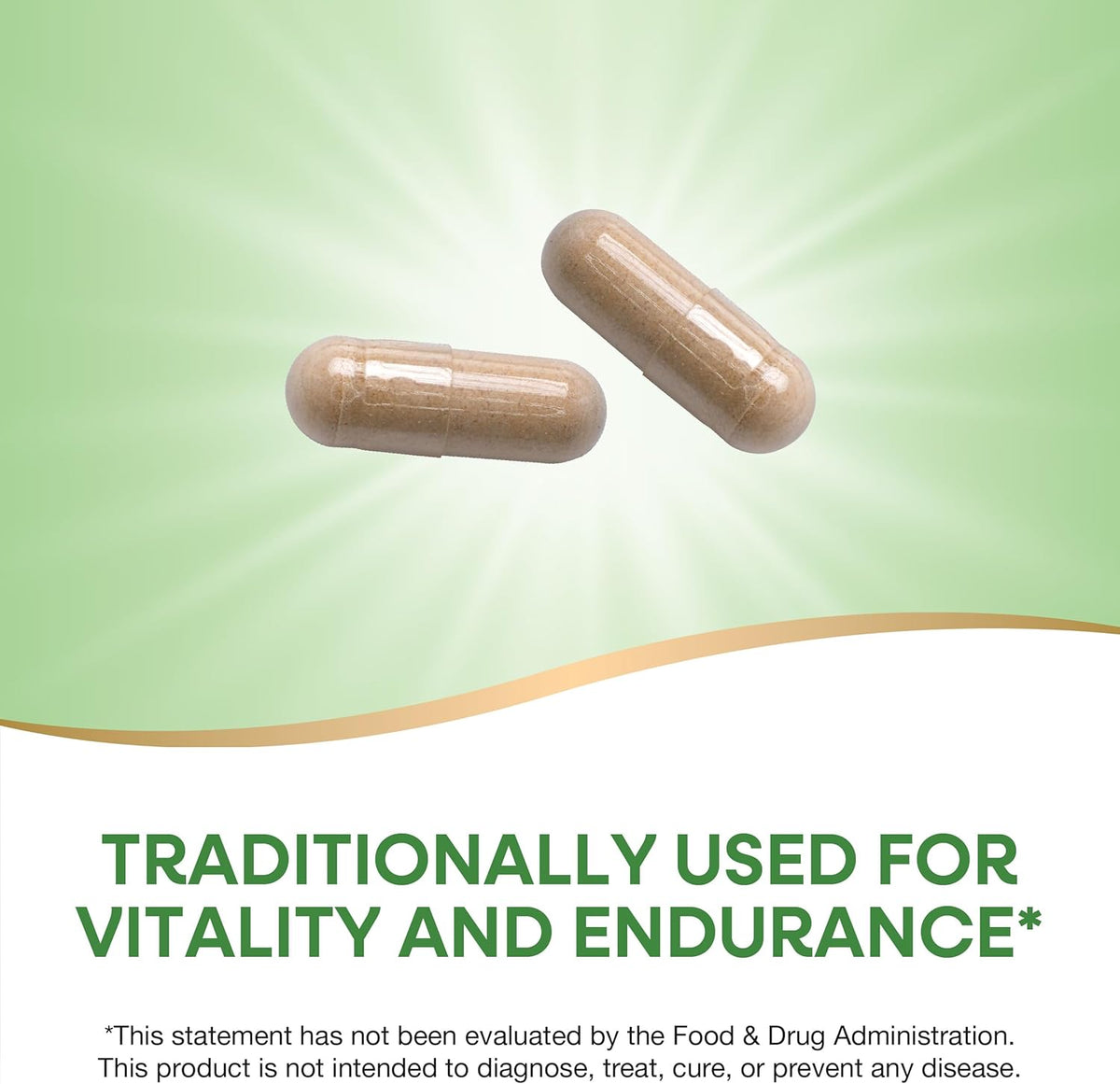 Nature&#39;s Way Cordyceps Premium Herbal - 1,000 mg Per 2-Capsule Serving - Traditional Support for Vitality &amp; Endurance* - Mushroom Supplement - Gluten Free - 60 Vegan Capsules