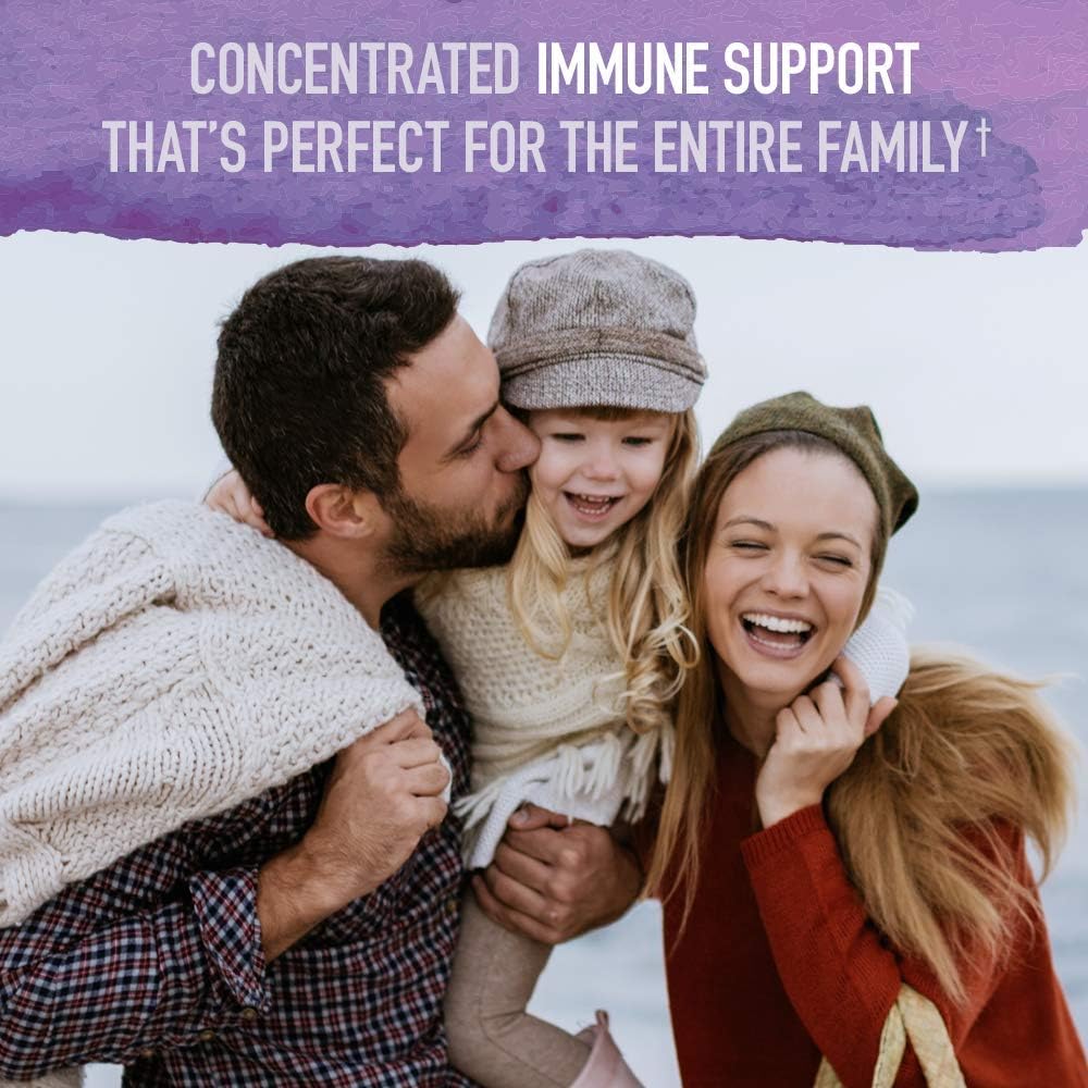 Garden of Life Organics Plant-Based Elderberry Immune Syrup 6.59 fl oz (195 Ml) for Kids &amp; Adults: Sambucus, Echinacea, Zinc &amp; Vitamin C, 0g Sugar, Organic Vegan Gluten Free Herbal Supplement