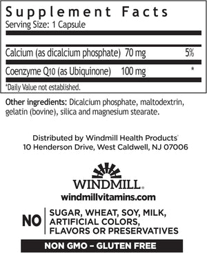 Windmill Windmill Coenzyme Co-Q10 100 Mg Caps 30'S Windmill