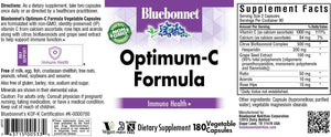 BlueBonnet Optimum C Formula Vegetable Capsules, 180 Count