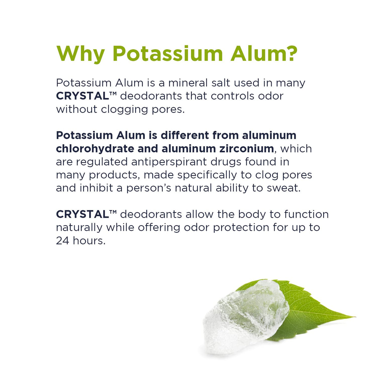 Crystal Essence Mineral Deodorant Roll-On, Chamomile &amp; Green Tea 2.25 oz