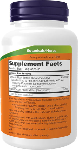 TURMERIC CURCUMIN + BIOPERINE  90 VCAPS