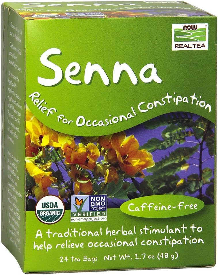NOW Foods Senna Tea, 24-Count