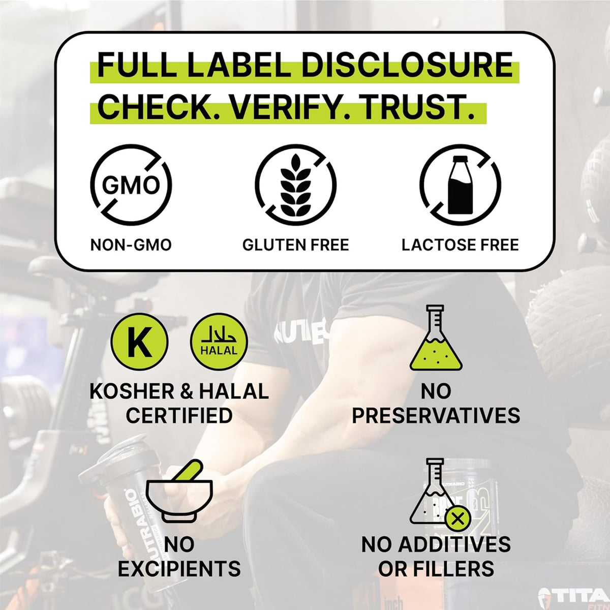 NutraBio Pure Micronized Creatine Monohydrate Powder Supplement, Unflavored, (500 g) - Supports Bulk Muscle Energy, Recovery, and Strength - HPLC Tested Creatine Powder Supplement for Men and Women