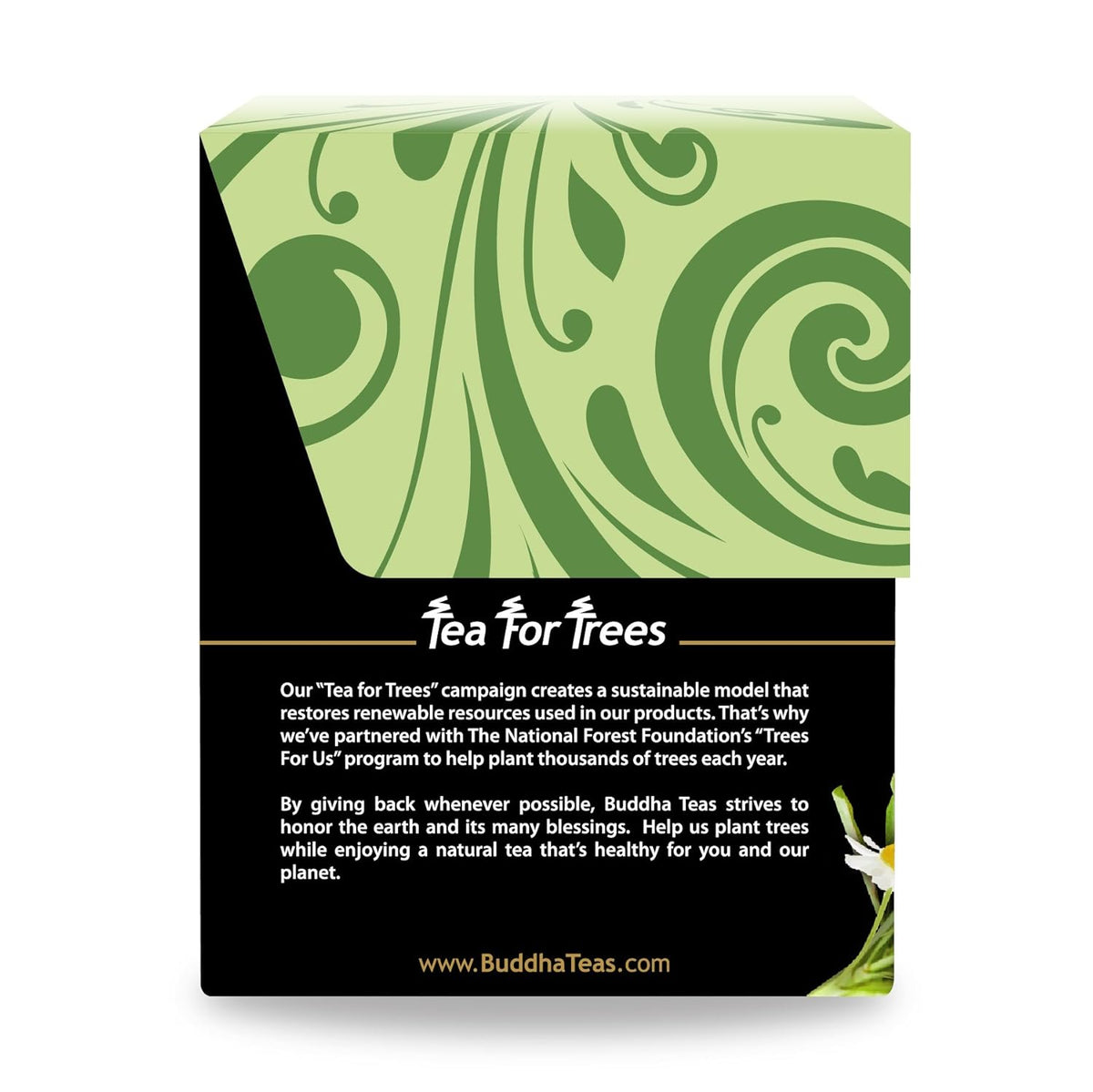 Buddha Teas Organic Feverfew &amp; Lemongrass Tea - OU Kosher, USDA Organic, CCOF Organic, 18 Bleach-Free Tea Bags