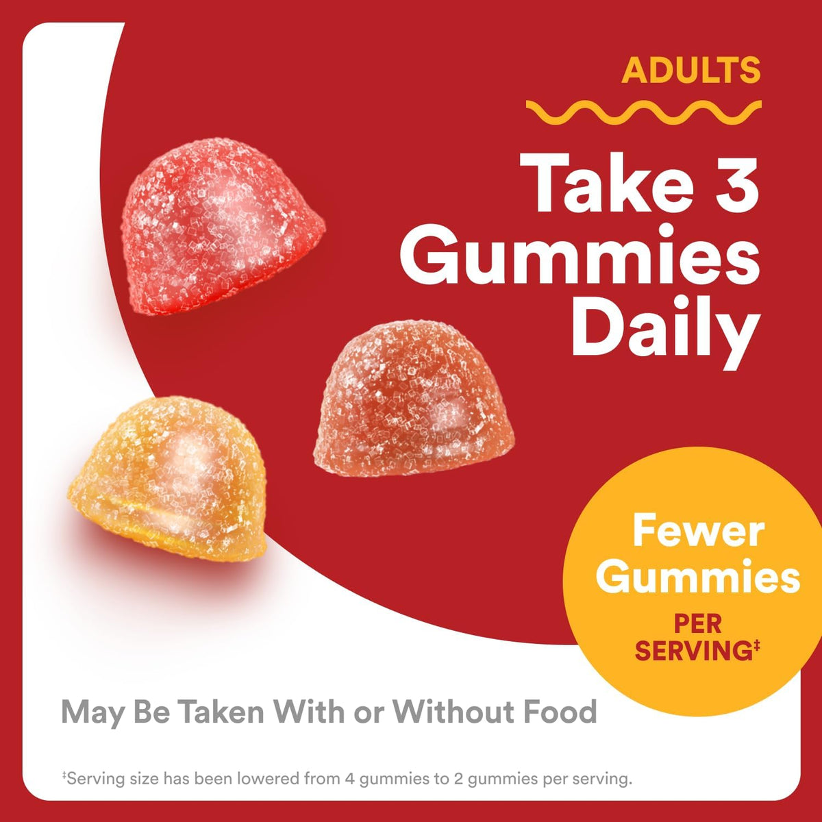 SmartyPants Multivitamin for Men & Women - Improved Formula: Multivitamin Gummies with Omega 3 (DHA/EPA), Vitamin D3, C, Vitamin B12, B6, A, K & Zinc, Biotin, Gluten Free, 90 Count (30 Day Supply)