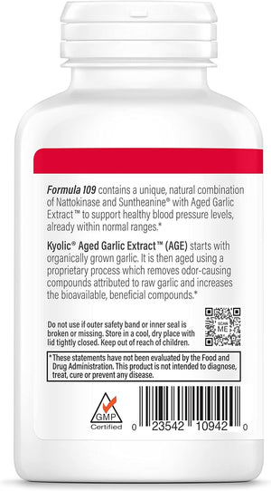 Kyolic Aged Garlic Extract™ Blood Pressure Health Formula 109, 160 Capsules