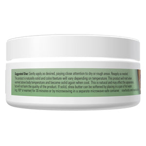 NOW Foods Solutions, Certified Organic Shea Butter, Moisturizer For Rough And Dry Skin, Travel Size, 3-Ounce