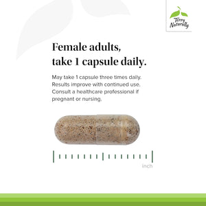 Terry Naturally HRG80 Red Ginseng Female Sexual Enhancement - Dietary Supplement for Circulation, Endurance & Energy Support - Vitality Support with Ashwagandha, Red Ginseng & Zinc - 48 Capsules