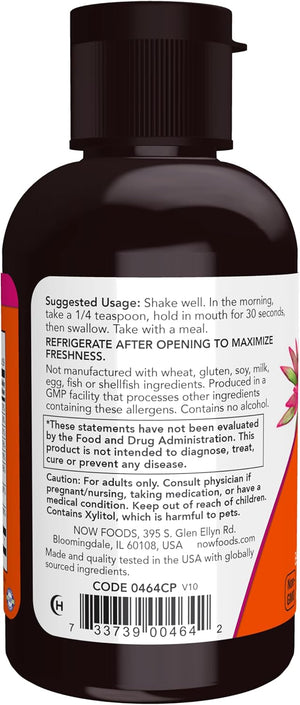 NOW Foods Supplements, Vitamin B-12 Complex Liquid, Energy Production*, Nervous System Health*, 2-Ounce