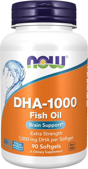 DHA-1000 Fish Oil, Extra Strength 90 Softgels