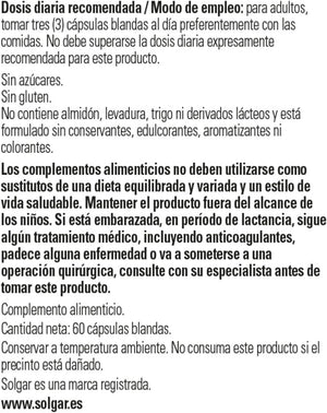 Solgar 1300 mg Omega 3-6-9, 60 Softgels - Fish Oil Supplement - Support for Heart, Joint & Skin Health - Includes Flaxseed & Borage - Contains EPA & DHA - Omega 3 Fatty Acids - 20 Servings