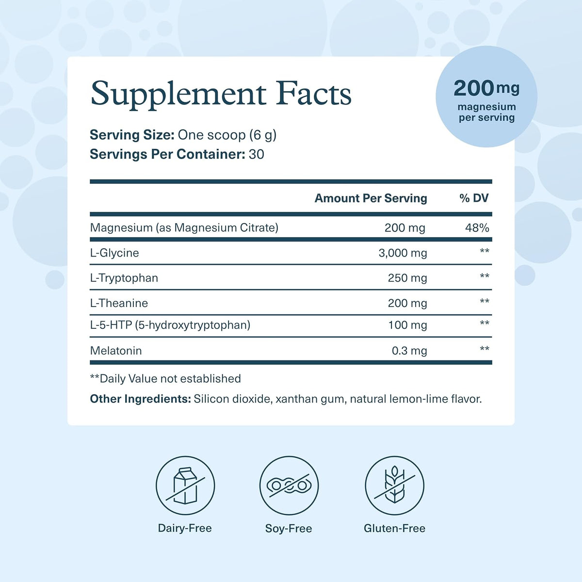 Youtheory Sleep Nighttime Powder - Sleep Support Supplement for Calm &amp; Relaxation* - Contains Melatonin, Magnesium, L-Theanine &amp; L-Glycine - Dairy, Soy &amp; Gluten Free - 6 oz