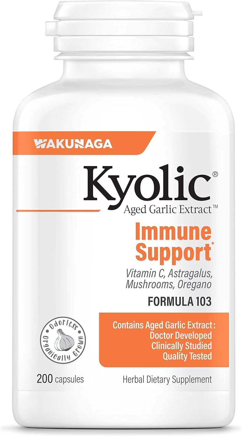 Kyolic Aged Garlic Extract™ Immune Formula 103, 200 Capsules