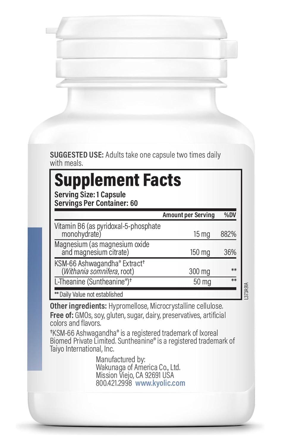 Kyolic Specialty Series Calm Mood, 60 vegicaps