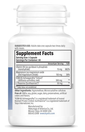 Kyolic Specialty Series Calm Mood, 60 vegicaps