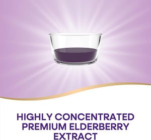 Nature's Way Sambucus Immune Elderberry Syrup, Elderberry extract Vitamin C and Zinc with Propolis & Echinacea for Immune Support*, Gluten Free, Vegetarian, 8 Fl Oz