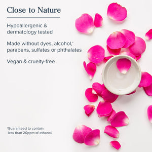 HERITAGE STORE Rosewater - Refreshing Facial Splash for Glowing Skin with Damask Rose - All Skin Types - Rose Water for Face - Made Without Dyes or Alcohol, Hypoallergenic, Vegan, Cruelty Free, 8oz