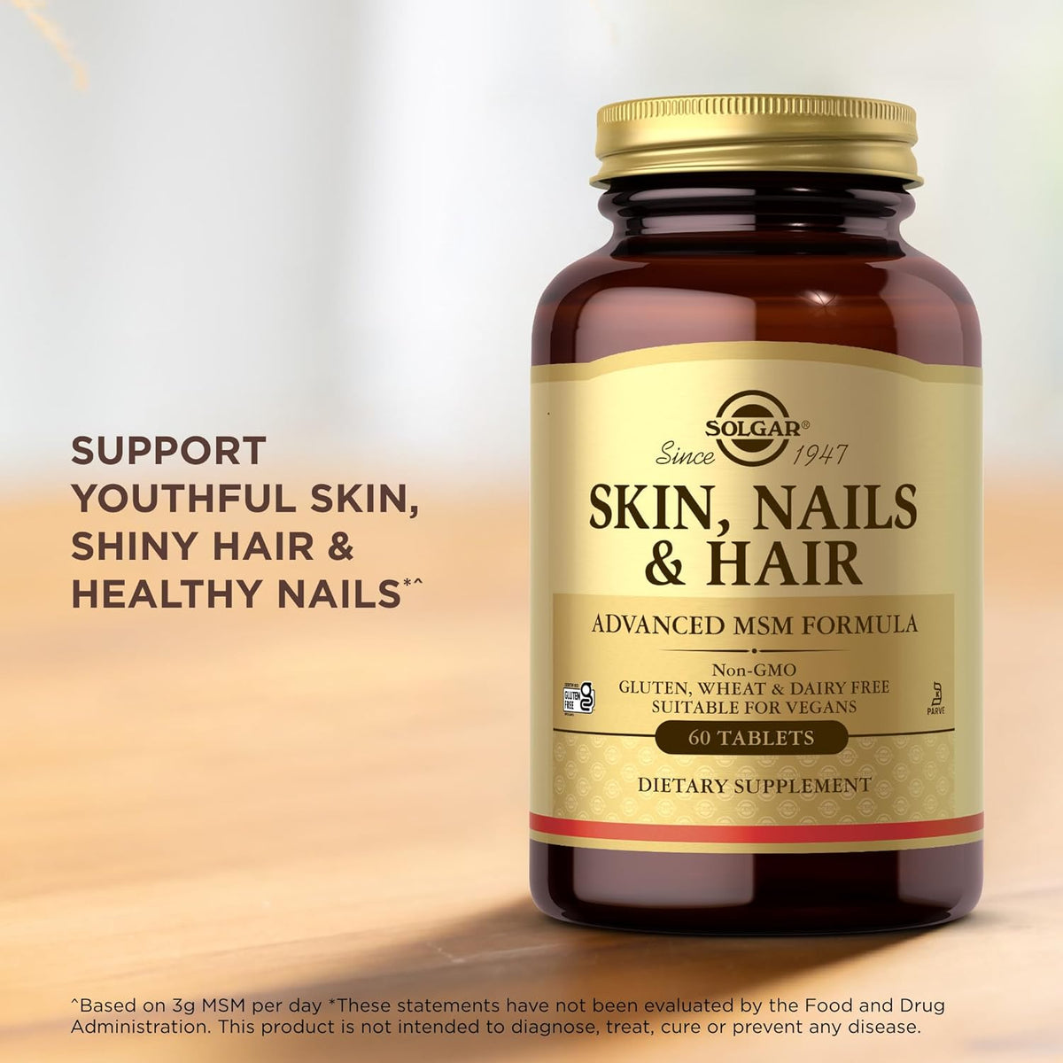 Solgar Skin Nails and Hair, 60 Tablets