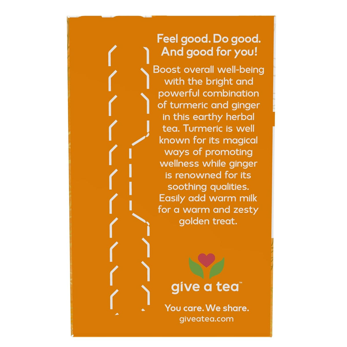 NOW Give a Tea, Organic Turmeric Ginger, Caffeine Free, 24 Tea Bags, 1.7 oz (48 g)