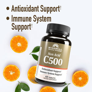 Vitamin C Tablet 500mg Non-Acid Wmill - 60