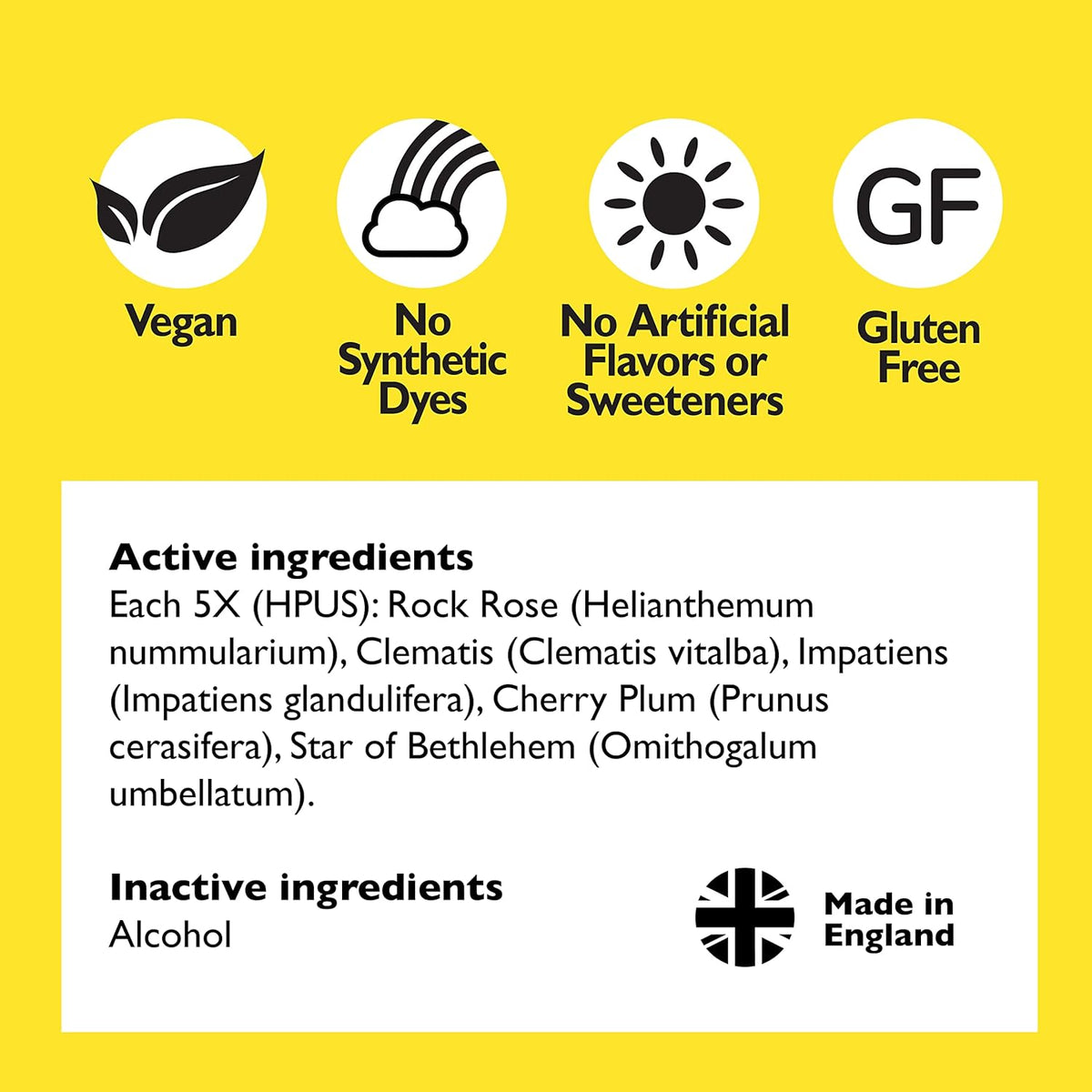 Bach RESCUE REMEDY Spray 20mL, Natural Stress Relief, Homeopathic Flower Essence, Vegan, Gluten & Sugar-Free, Non-Habit Forming