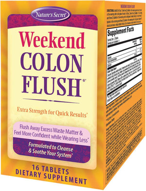 Nature's Secret, Weekend Colon Flush®, 16 Tablets