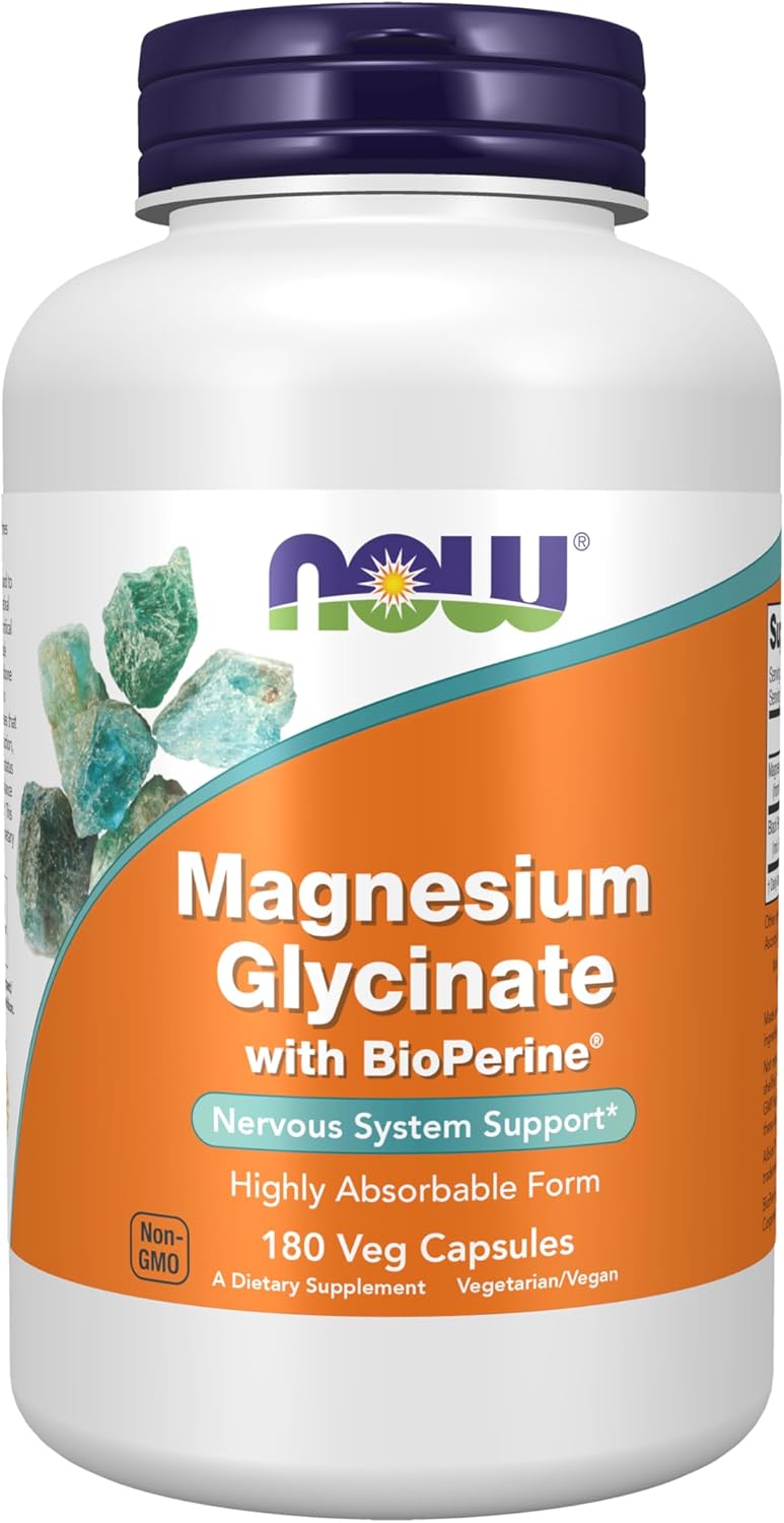 Magnesium Glycinate with BioPerine® 180 Veg Capsules