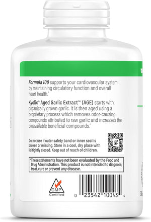 Kyolic Aged Garlic Extract™ Cardiovascular Original Formula 100, 300 Capsules