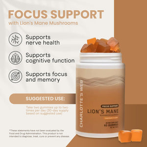 LION'S MANE GUMMIES 60 COUNT