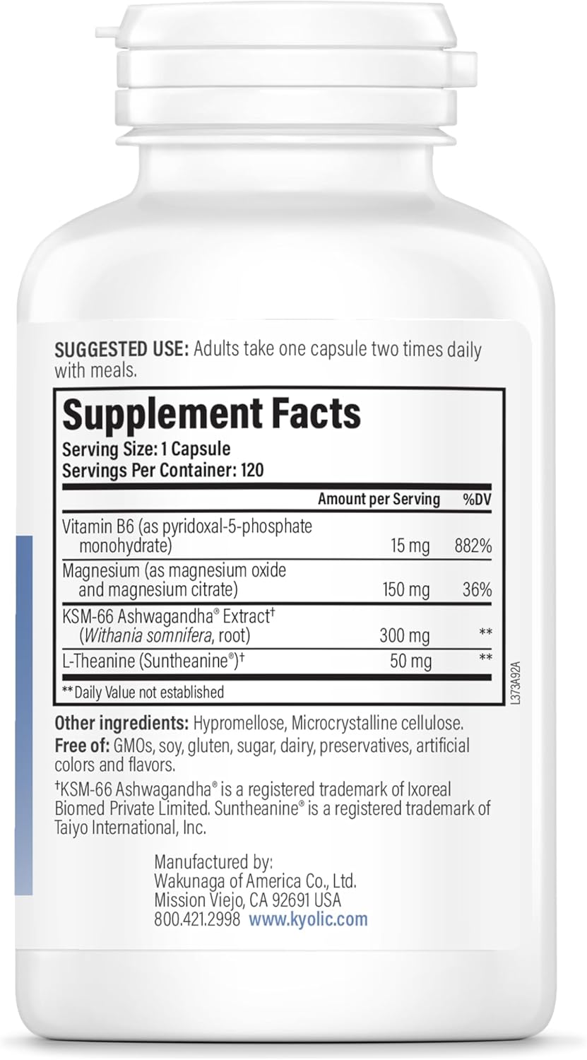 Kyolic Specialty Series Calm Mood, 120 veg caps