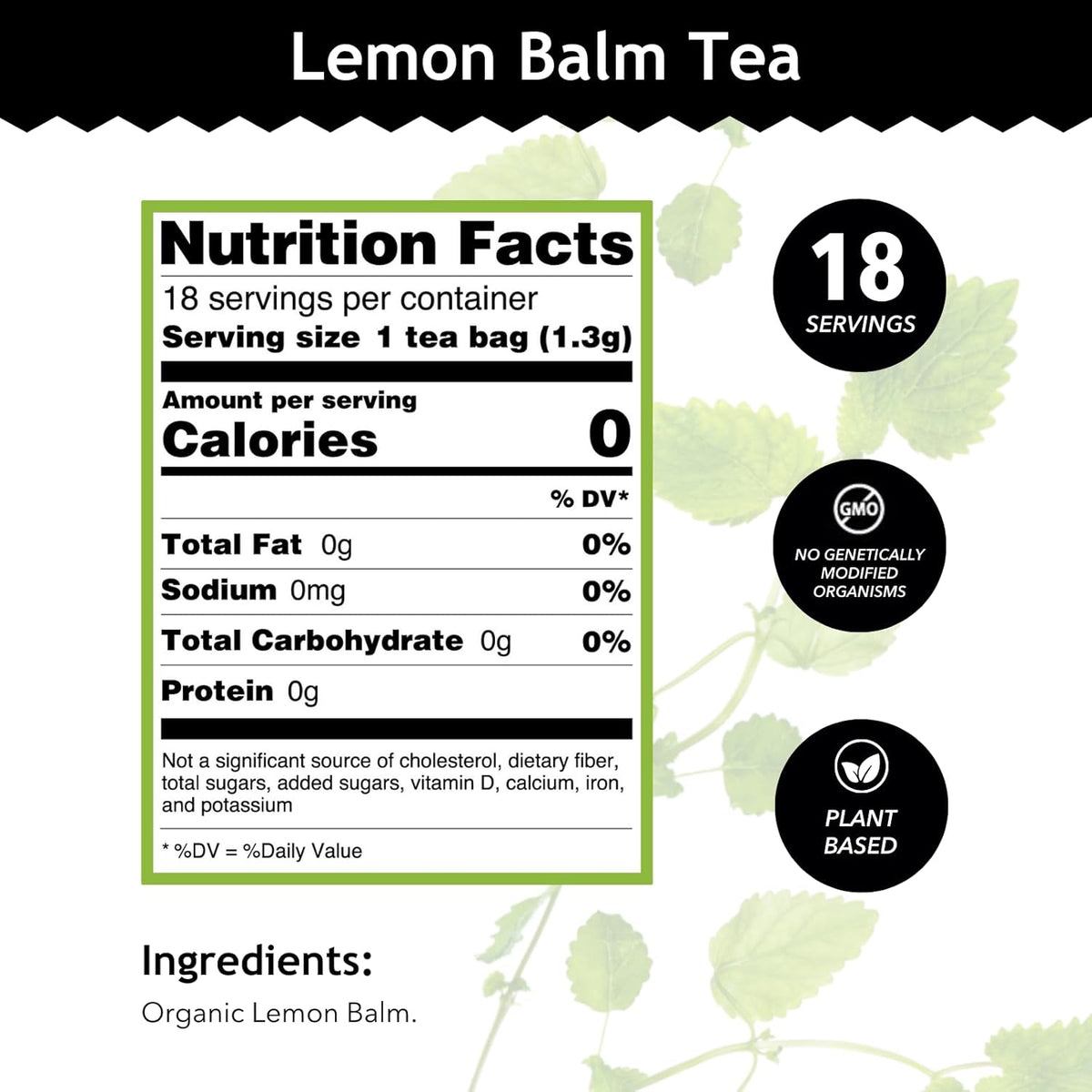 LEMON BALM TEA