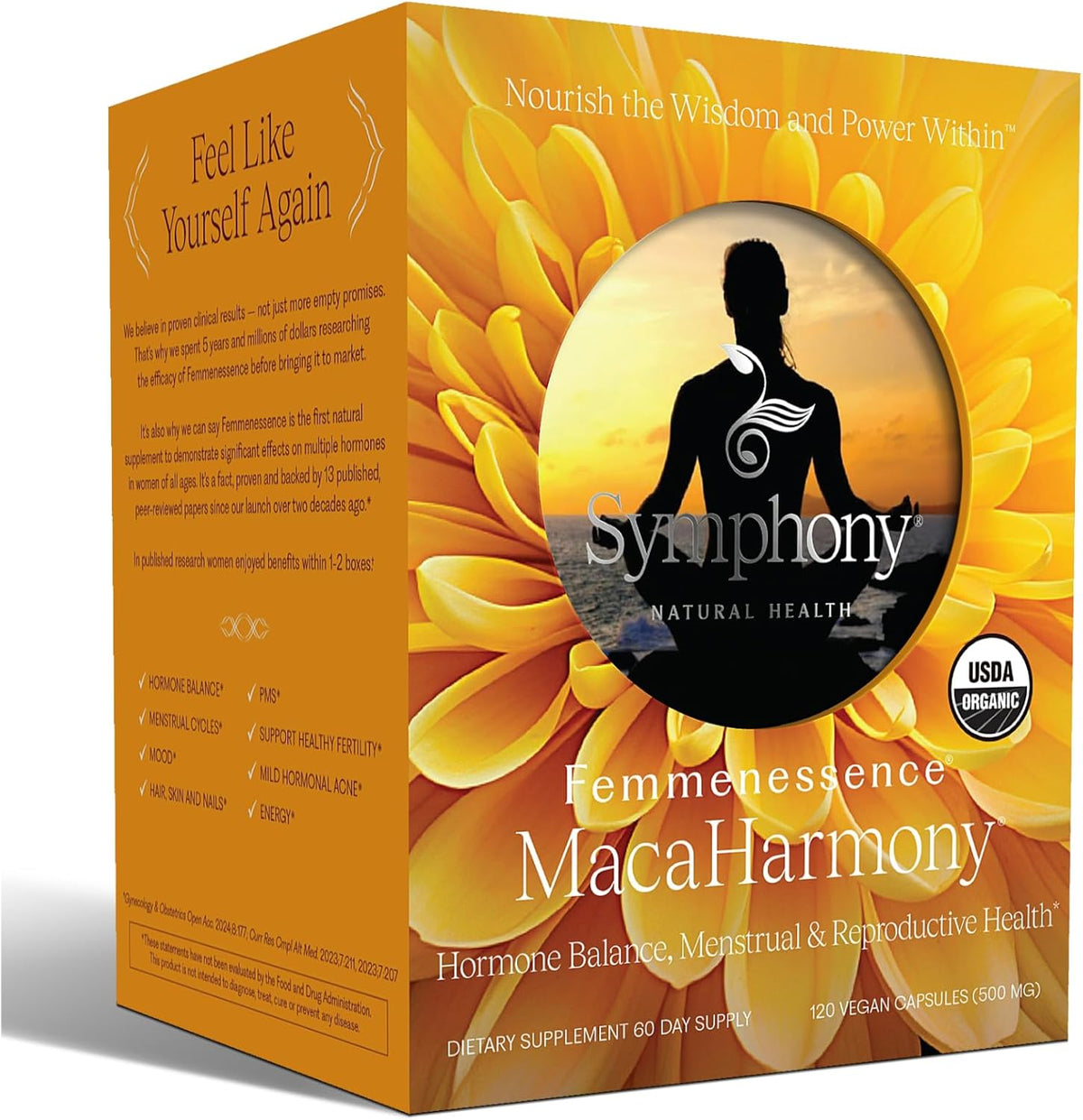 Symphony | Femmenessence | MacaHarmony For Menstrual Health | 120 Veg Caps