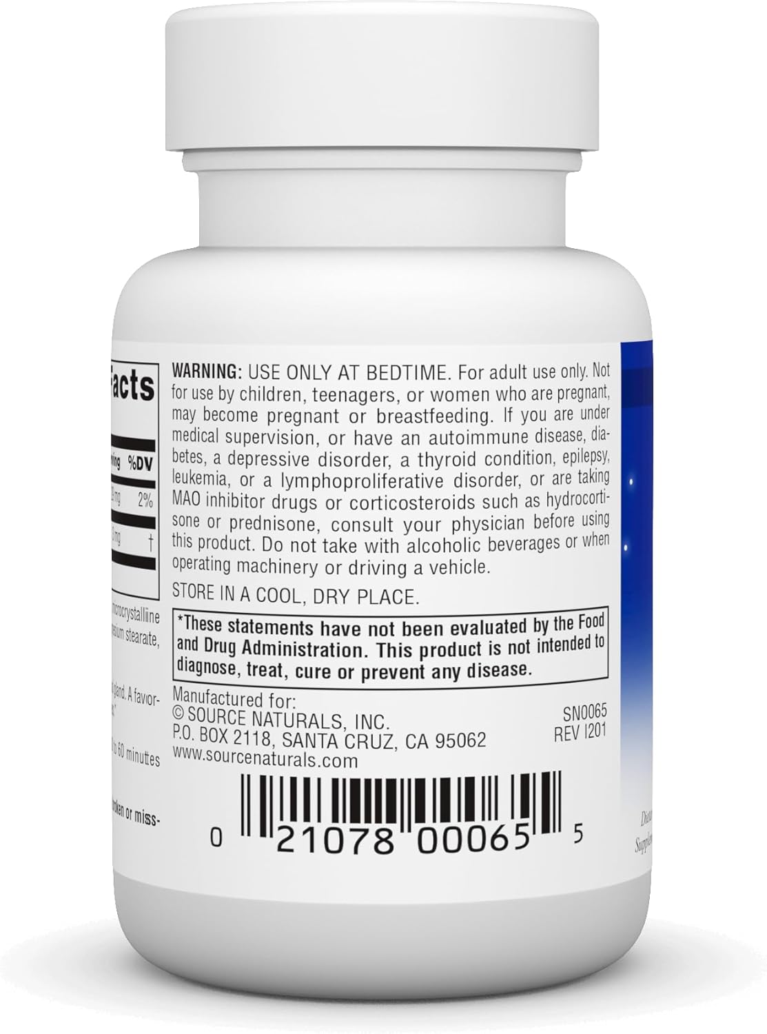 Source Naturals Sleep Science Melatonin* - 3 mg, 60 Time Released Tablets