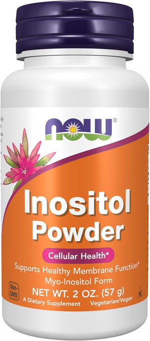 NOW Supplements, Inositol Powder, Neurotransmitter Signaling*, Cellular Health*, 2-Ounce