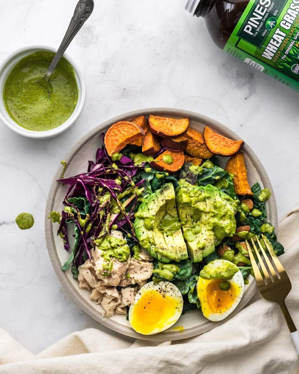 Pines Organic Wheat Grass 500 Mg Tablets, 100 Count