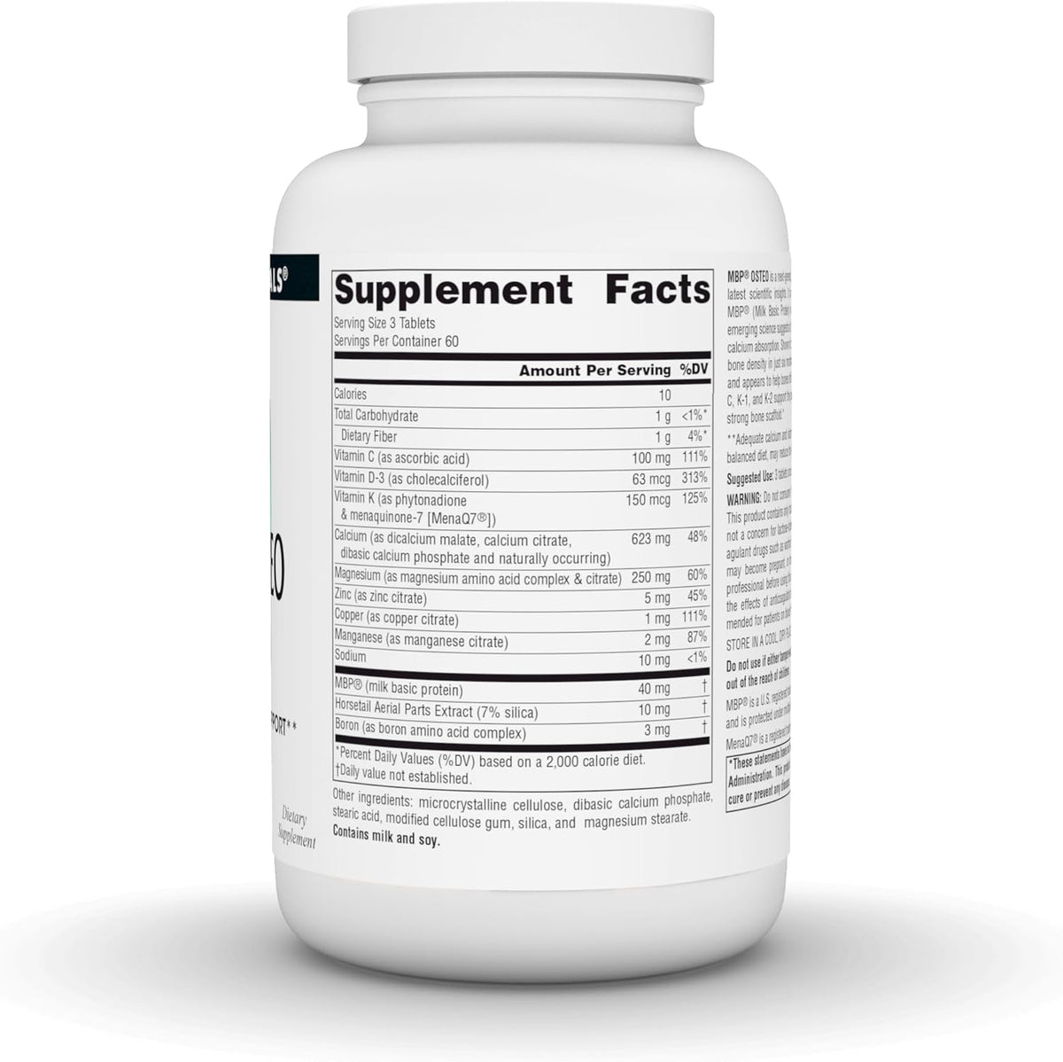 Source Naturals MBP Osteo with Calcium, Advanced Bone Density Support*, 180 Tablets