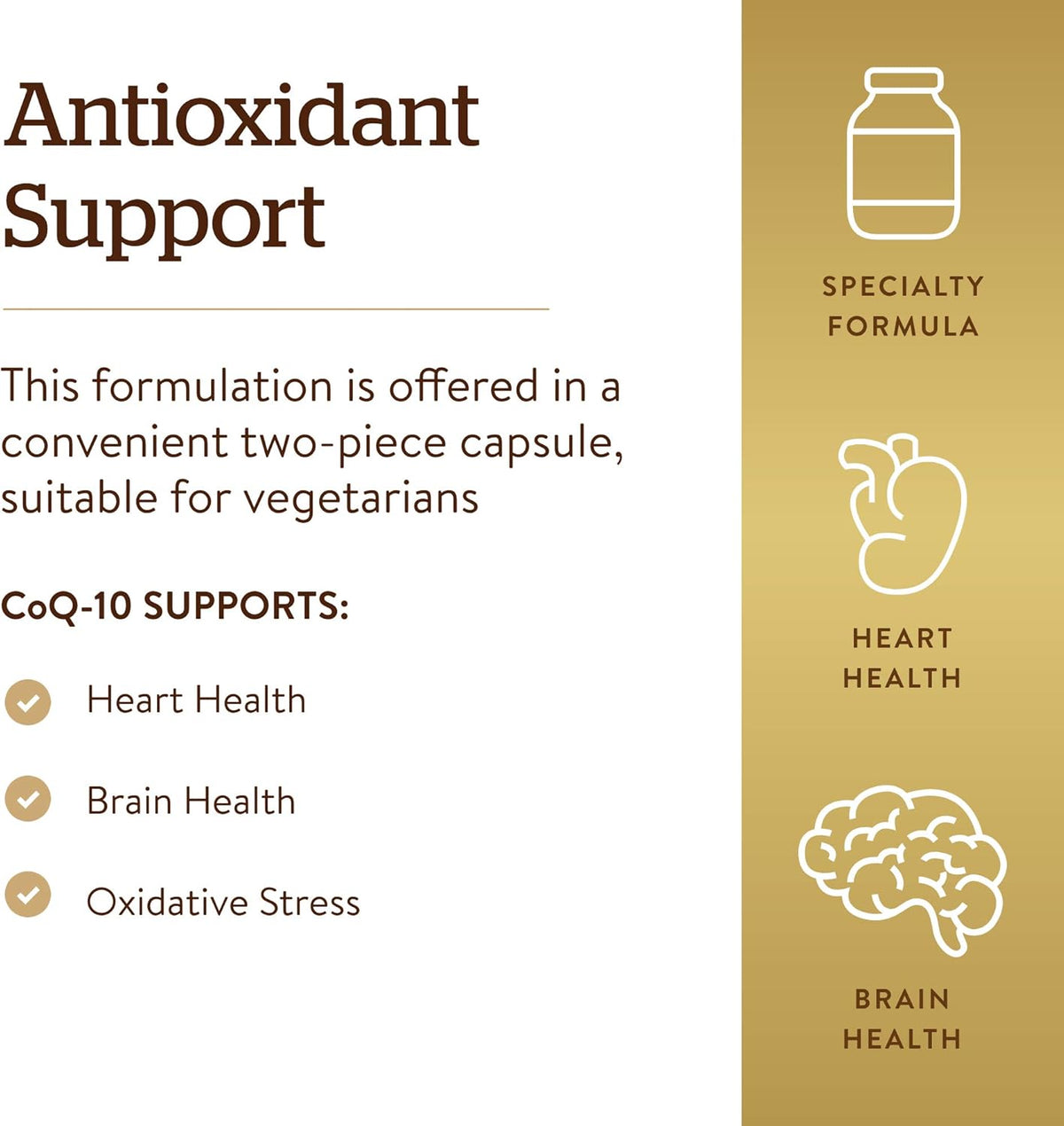 Vegan CoQ-10 60 mg 180 Vegetable Capsules