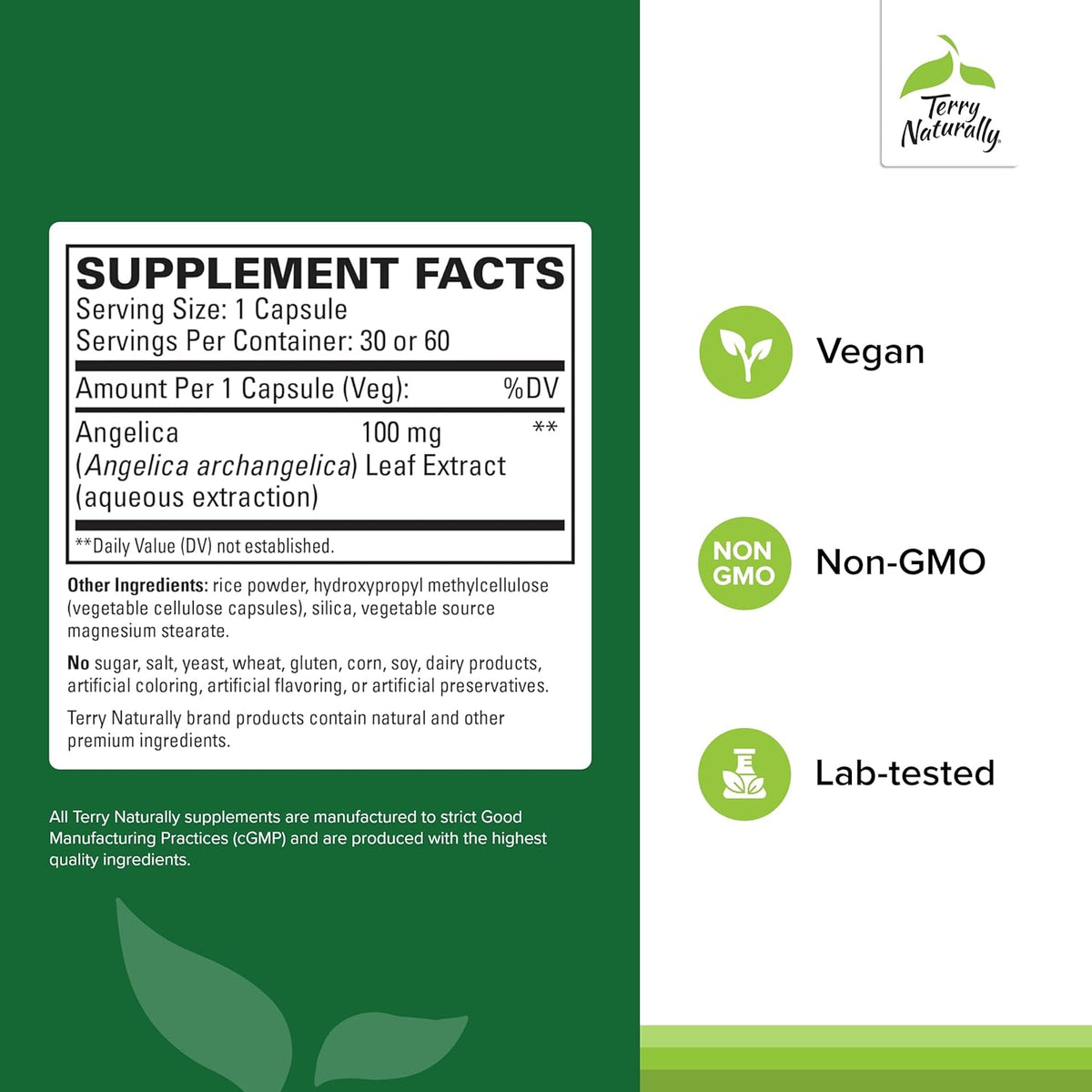 Terry Naturally SagePro Bladder - Bladder Support Supplement - Dietary Supplement with Angelica Leaf Extract - Vegan Capsules to Aid Urinary Tract Function &amp; Health - 60 Capsules