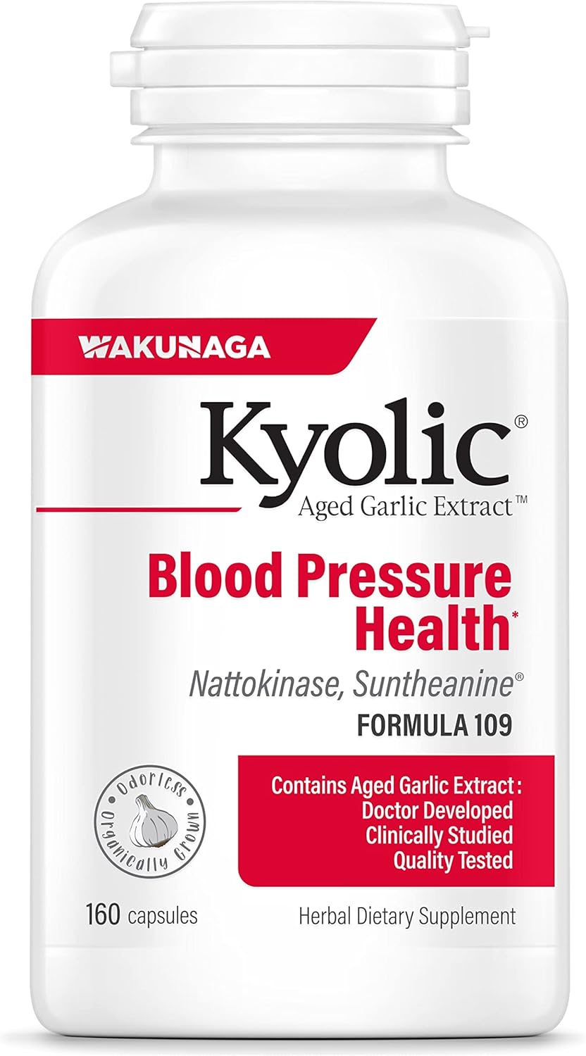 Kyolic Aged Garlic Extract™ Blood Pressure Health Formula 109, 160 Capsules